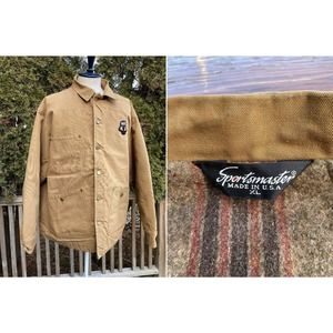Size XL MGD Blanket Lined Cotton Canvas Work Chore Barn Jacket Coverall